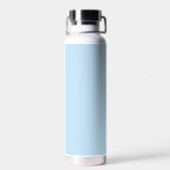 Hellblauer Mut Bibelvers Einfacher Benutzername Trinkflasche (Rückseite)