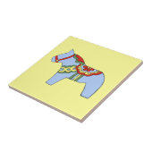 Hellblauer Pferdekeil Fliese (Seite)