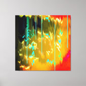 Hellblauer Regen Leinwanddruck (Vorderseite)