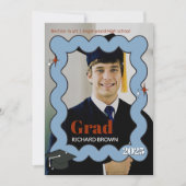 Hellblauer Retro-Squiggle-Wavy-Abschluss laden Ankündigung (Vorderseite)