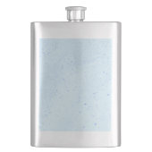 Hellblauer Sand Flachmann (Vorderseite)