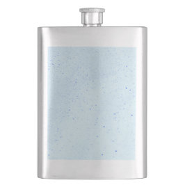 Hellblauer Sand Flachmann
