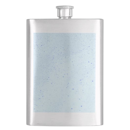 Hellblauer Sand Flachmann (Vorderseite)