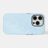 Hellblauer Sand iPhone Hülle (Rückseite (Horizontal))