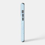 Hellblauer Sand iPhone Hülle (Linke Seite)