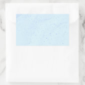 Hellblauer Sand Rechteckiger Aufkleber (Tasche)