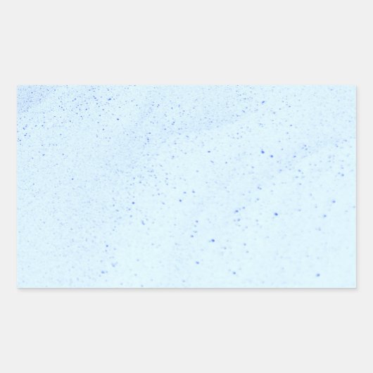 Hellblauer Sand Rechteckiger Aufkleber (Vorderseite)
