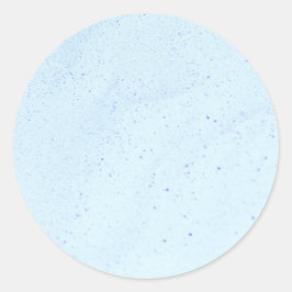 Hellblauer Sand Runder Aufkleber
