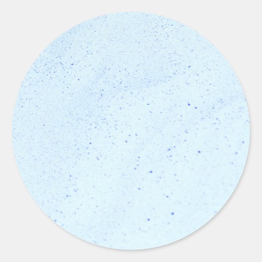 Hellblauer Sand Runder Aufkleber (Vorderseite)