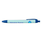 Hellblauer Schildkröten Typ Custom Pen Kugelschreiber (Oberseite)