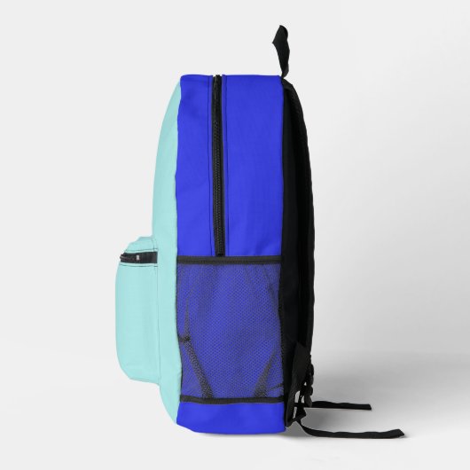 Hellblauer SchildkrötenTyp Bedruckter Rucksack (Rechts)