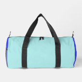 Hellblauer SchildkrötenTyp Duffle Bag (Rückseite)