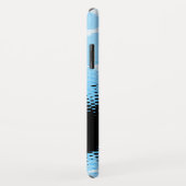 Hellblauer Text Case-Mate iPhone Hülle (Hinten/Rechts)