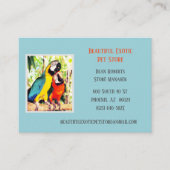 Hellblauer Tierarzt/Tierarzt Visitenkarte (Vorderseite)