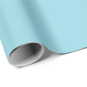 Hellblauer Vollton-Wrap-Rolle Geschenkpapier (Rolleneckpunkt)