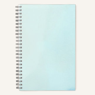 Hellblauer Wolken-Notizbuch Notizblock