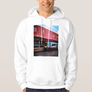 Hellblauer Zug Hoodie