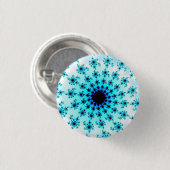 Hellblaues Auge Button (Vorne & Hinten)
