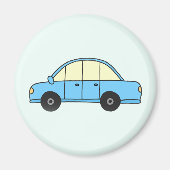 Hellblaues Auto Magnet (Vorne)