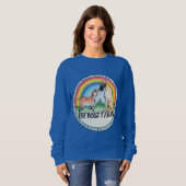 Hellblaues Bifrost bewirtschaftet Logo-Sweatshirt Sweatshirt (Vorne ganz)
