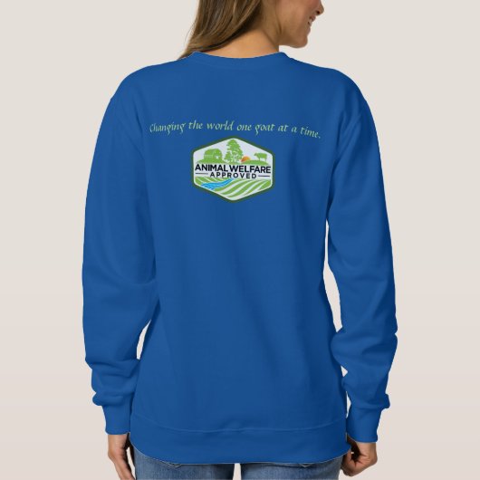 Hellblaues Bifrost bewirtschaftet Logo-Sweatshirt Sweatshirt (Rückseite)