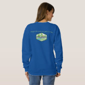 Hellblaues Bifrost bewirtschaftet Logo-Sweatshirt Sweatshirt (Schwarz voll)