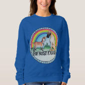 Hellblaues Bifrost bewirtschaftet Logo-Sweatshirt Sweatshirt (Vorderseite)