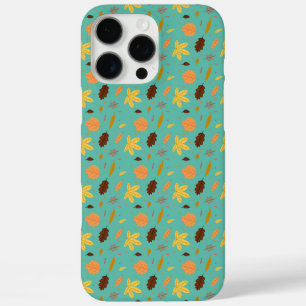 Hellblaues Blätter iPhone Case