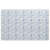 Hellblaues botanisches Toile-Muster Stoff (Yard (91,4 cm))
