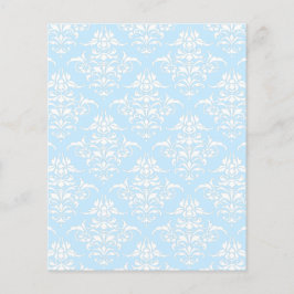 Hellblaues Damastmuster