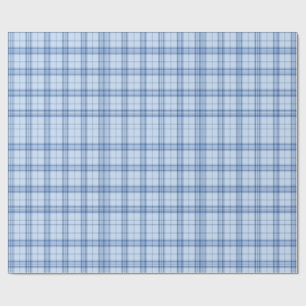 Hellblaues Fensterpaneel-Karo Geschenkpapier
