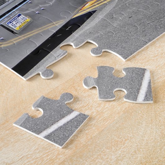 Hellblaues flaches Puzzlespiel 379 Puzzle (Seite)