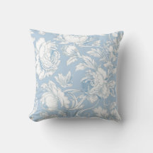 Hellblaues florales Chinoiserie
