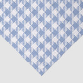 Hellblaues Gingham-Muster Klassischer Karomuster-D Seidenpapier (Ausschnitt)