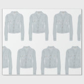 Hellblaues Hemd Geschenkpapier (Flach)