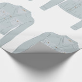 Hellblaues Hemd Geschenkpapier