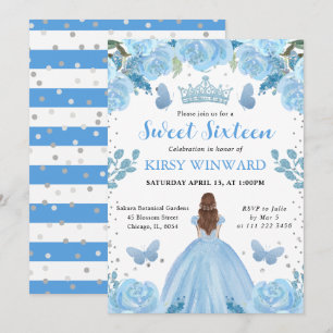 Hellblaues Kleid Rote Haare Prinzessin Sweet Sixte Einladung