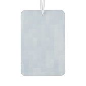 Hellblaues Muster - Auto Autolufterfrischer (Rückseite)