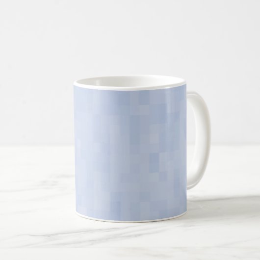 Hellblaues Muster - Kaffeetasse (VorderseiteRechts)