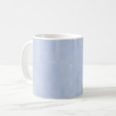 Hellblaues Muster - Kaffeetasse (Vorderseite Links)