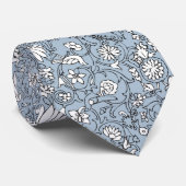 hellblaues persisches Muster Krawatte (Gerollt)