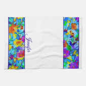 Hellblaues personalisiertes Küchentuch (Horizontal)