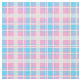 Hellblaues, rosa und weißes kariertes stoff