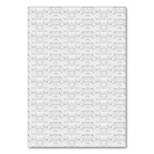 Hellblaues Texturmuster mit kleinem, sich wiederho Tischnummer (Vorderseite)