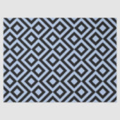 Hellblaues und schwarzes Mesh-Gewebe Seidenpapier (Vorderseite)