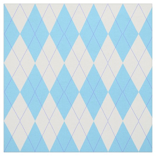 Hellblaues und weißes Rauten-Muster Stoff (Muster)