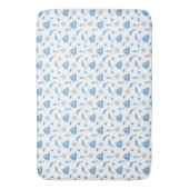 Hellblaues Wasserdesign Badezimmer matte Badezimme (Vorderseite Vertikal)