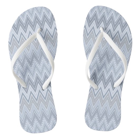 Hellblaues Zzigzack Badesandalen (Fußbett)