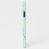 Hellblaurosa Lila Linke iPhone Hülle (Rechte Seite)