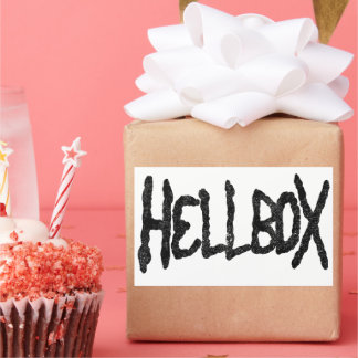 Hellbox-Aufkleber Rechteckiger Aufkleber